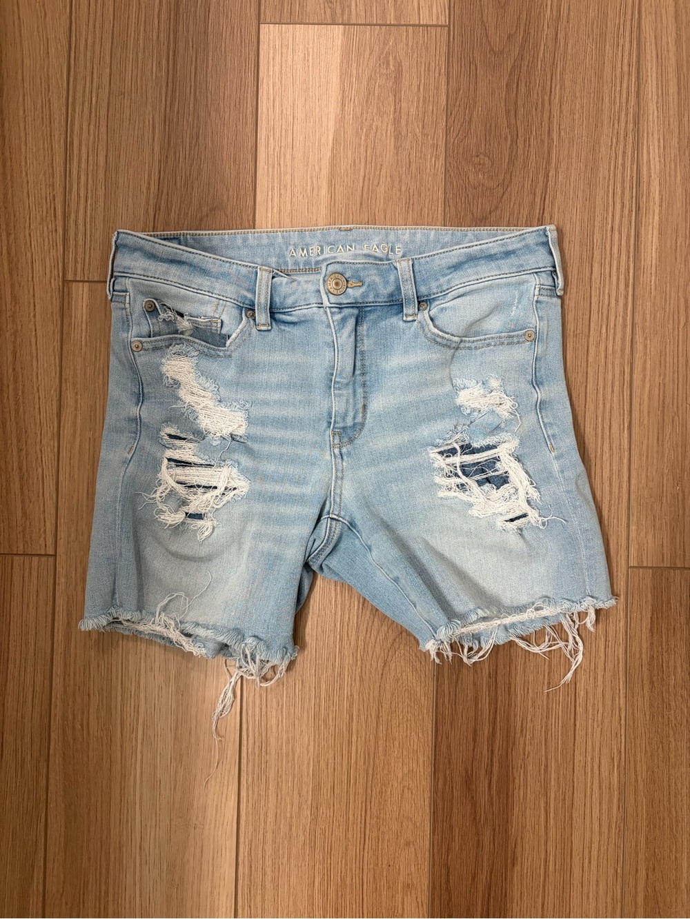 American Eagle Outfitters Distressed Denim Shorts
